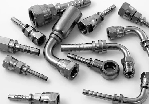 Representative product image — Gates 734776296 — 12GS-16FLH90-100 hydraulic coupling