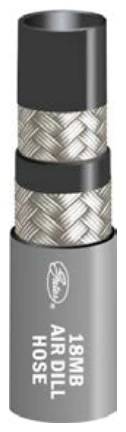 Manufacturer family illustration — Gates 36180986 — 32 18MB AIR DRILL (WIRE BRAID) industrial hose